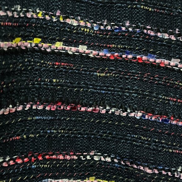 Talbots Navy Multi-Color Rainbow Confetti Tweed Blazer - Picture 11 of 14